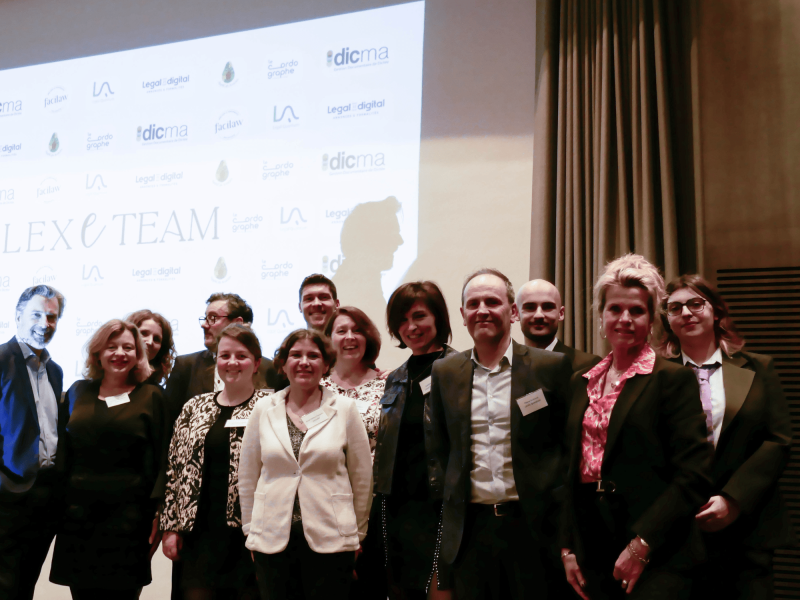 Dicma, co-organisateur de l'événement pour les avocats, LEXeTEAM